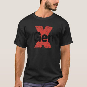 T-shirt Génération X Gen X 60s les années 70 80s Génératio
