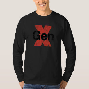 T-shirt Génération X Gen X 60s les années 70 80s Génératio