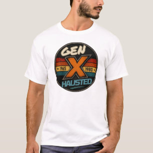 T-shirt Génération X, Rétro, Nostalgique,