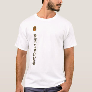 T-shirt Généreusement Sassy avec écrivains romanciers Café
