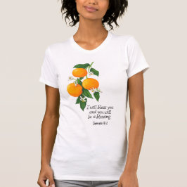 T-shirt Genèse de fruits orange 12:2