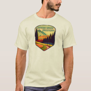 T-shirt Genesee Valley Greenway New York Colonnes