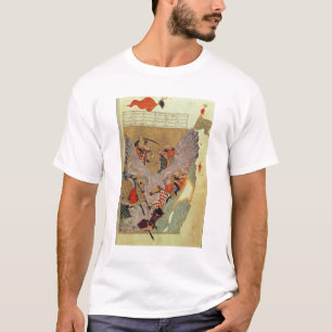 T-shirt Genghis Khan (c.1162-1227) combattant les Chinois