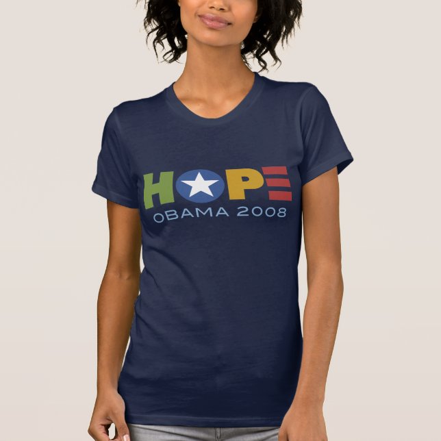 T-shirt génial de coeur d'Obama (Devant)