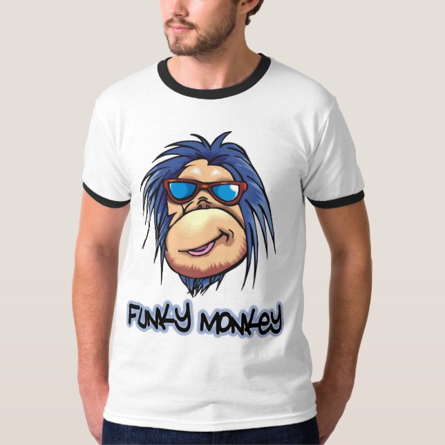 T-shirt génial de singe (Devant)