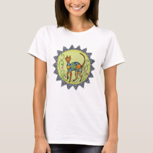 T-shirt Génial, Paisley, mandala celtique de chat