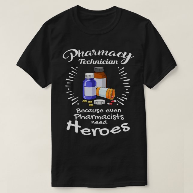 T-shirt Génial Technologie de la pharmacie Cadeau Technici (Design devant)