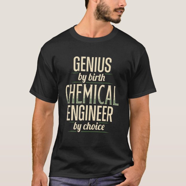T-shirt Génie Chimique Génie Ingénieur Vêtements (Devant)