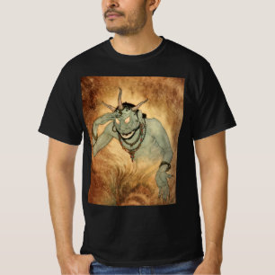 T-shirt Génie des nuits arabes par Edmund Dulac