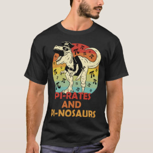 T-shirt Génie Mathématiques 3 14 Pirates Dinosaures Mathém