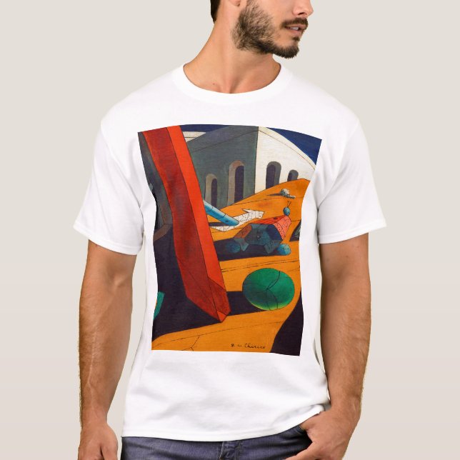 T-shirt Génie mauvais de Giorgio de Chirico d'un roi (Devant)