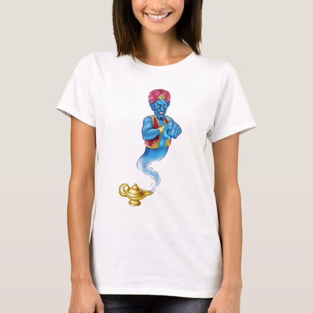 T-shirt Génie mauvais de Poiting de bande dessinée (Devant)