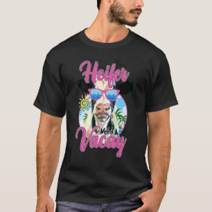 T-shirt Génisse a besoin de vacances Fille de l'élevage b