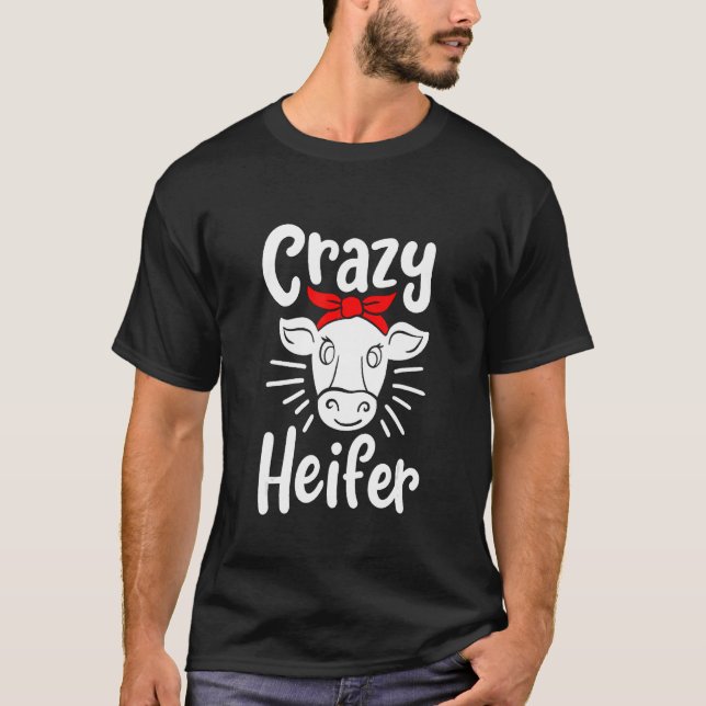 T-shirt Génisse folle (Devant)