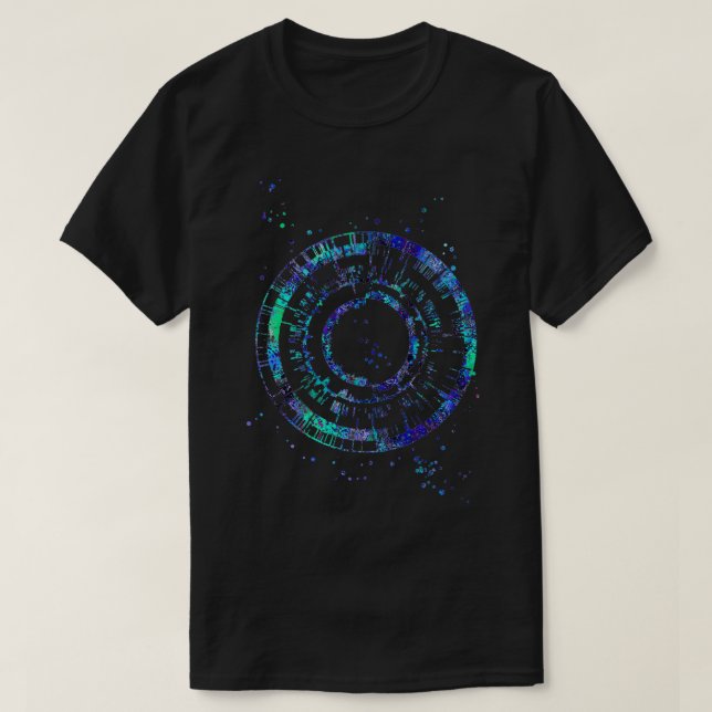 T-shirt Génomique ADN aquarelle ADN aquarelle ADN aquarell (Design devant)