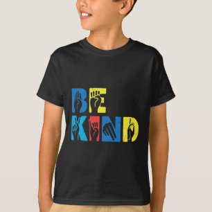 T-shirt Genre Asl Love Signer Langue Sensibilisation sur l