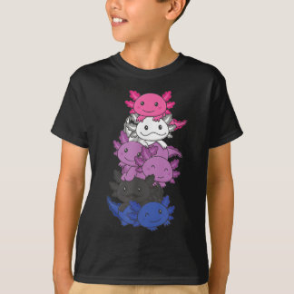 T-shirt Genre fluide Fierté fluide de genre LGBTQ Axolotl