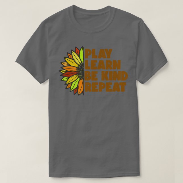 T-shirt Genre Jouer Apprendre Être Genre Répéter Jour de l (Design devant)