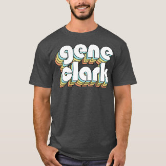 T-shirt Genre Retro Typographie Arc-en-ciel Style défraîch