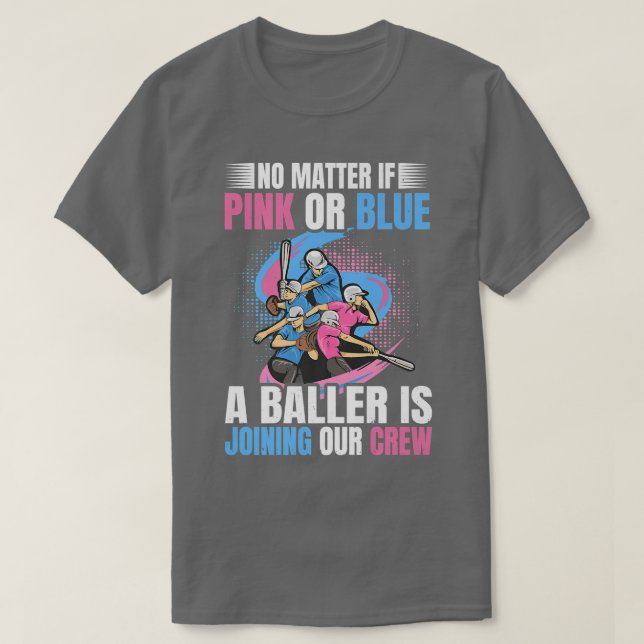 T-shirt Genre Revela Party Design pour le Baseball & Softb (Design devant)