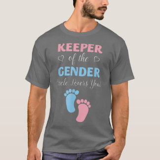 T-shirt Genre Révélateur Gardien Du Genre Oncle Vous Aime