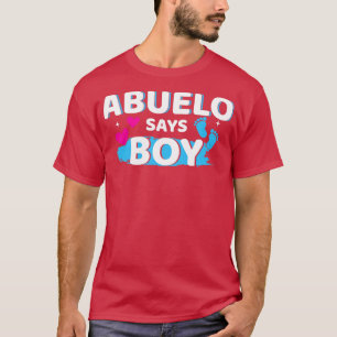 T-shirt Genre révéler abuelo dit garçon jumeler bébé famil