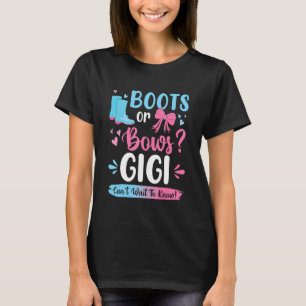 T-shirt Genre Révéler Bottes Ou Vaches Gigi Matching Baby 