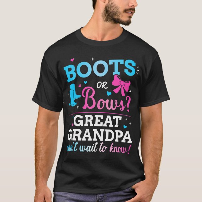 T-shirt Genre révéler des bottes ou des arcs arrière grand (Devant)