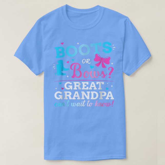 T-shirt Genre révéler des bottes ou des arcs arrière grand (Design devant)