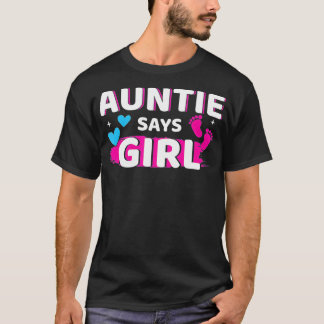 T-shirt Genre révéler tante dit fille apparier la famille 