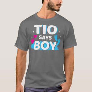T-shirt Genre révéler titi dit garçon jumeler famille bébé