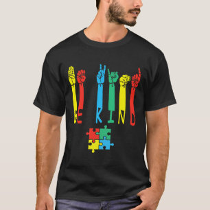 T-shirt Genre Sensibilisation sur l'autisme de langage des
