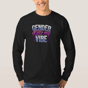 T-shirt Genre tue ma Vibe mignonne Genderfluide Genderquee