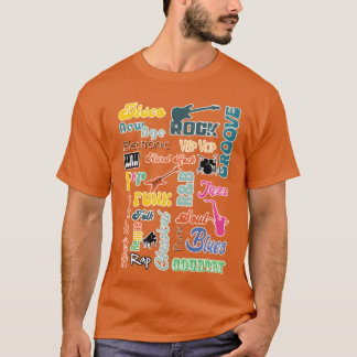 T-shirt Genres musicaux cadeau