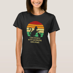 T-shirt Gens à moustaches et pattes Chat Amis Chatons
