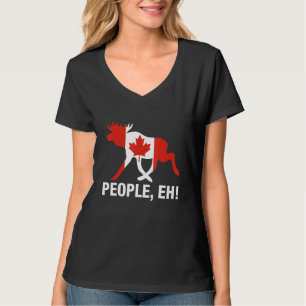 T-shirt Gens, hein! Drôle de Canada Moose Maple Leaf Canad
