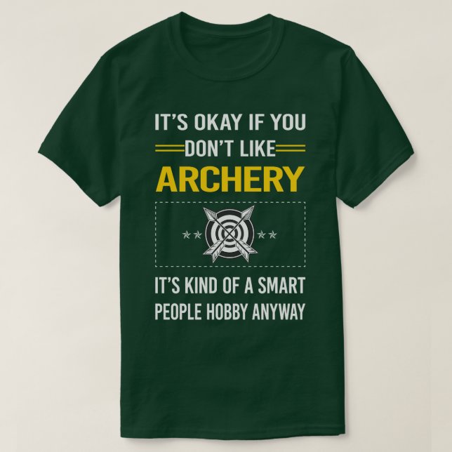 T-shirt Gens intelligents amusant Archer Archer Flèches Fl (Design devant)