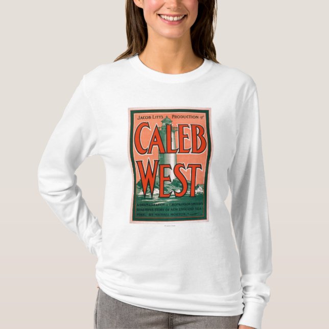T-shirt Gens occidentaux de mer de la Nouvelle Angleterre (Devant)