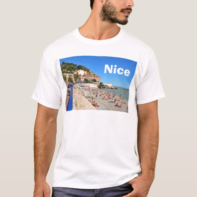 T-shirt Gentil. La Côte d'Azur (Devant)