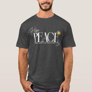 T-shirt Gentillesse Paix Égalité Amour Espoir Diversité Hu