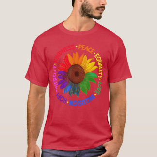 T-shirt Gentillesse Paix Égalité Amour Inclusion Espérance