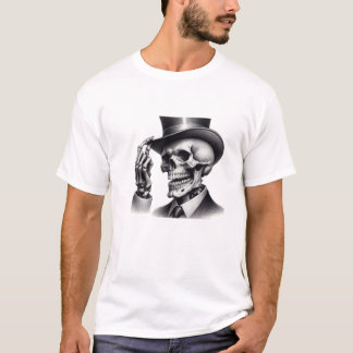 T-shirt "Gentleman Skeleton Tee" 💀 🎩