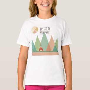 T-shirt Geo II du sud-ouest  Soyez sauvage et libre