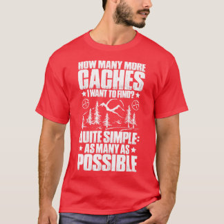 T-shirt Geocaching Geocacher Geocache Cadeau Cadeau Présen