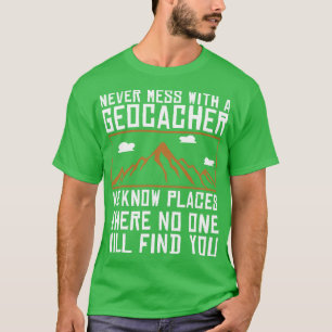 T-shirt Geocaching Gps Cache Geocacher Coordonnées Geocach