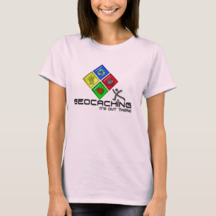 T-shirt Géocaching Stickman Geocacher T Shirt and Gifts