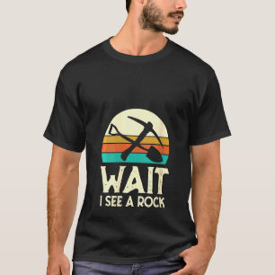 T-shirt Géographe femme Géologue Rock Collecteur Retro