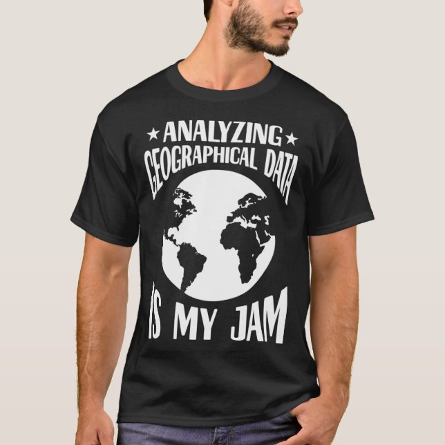 T-shirt Geographical Mapping Cartography World Map (Devant)