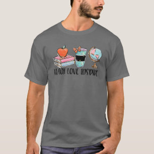 T-shirt Géographie Enseignant Aimer Inspirer les amateurs 