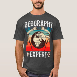 T-shirt Géographie Expert Geo Géographe Étudiant 1